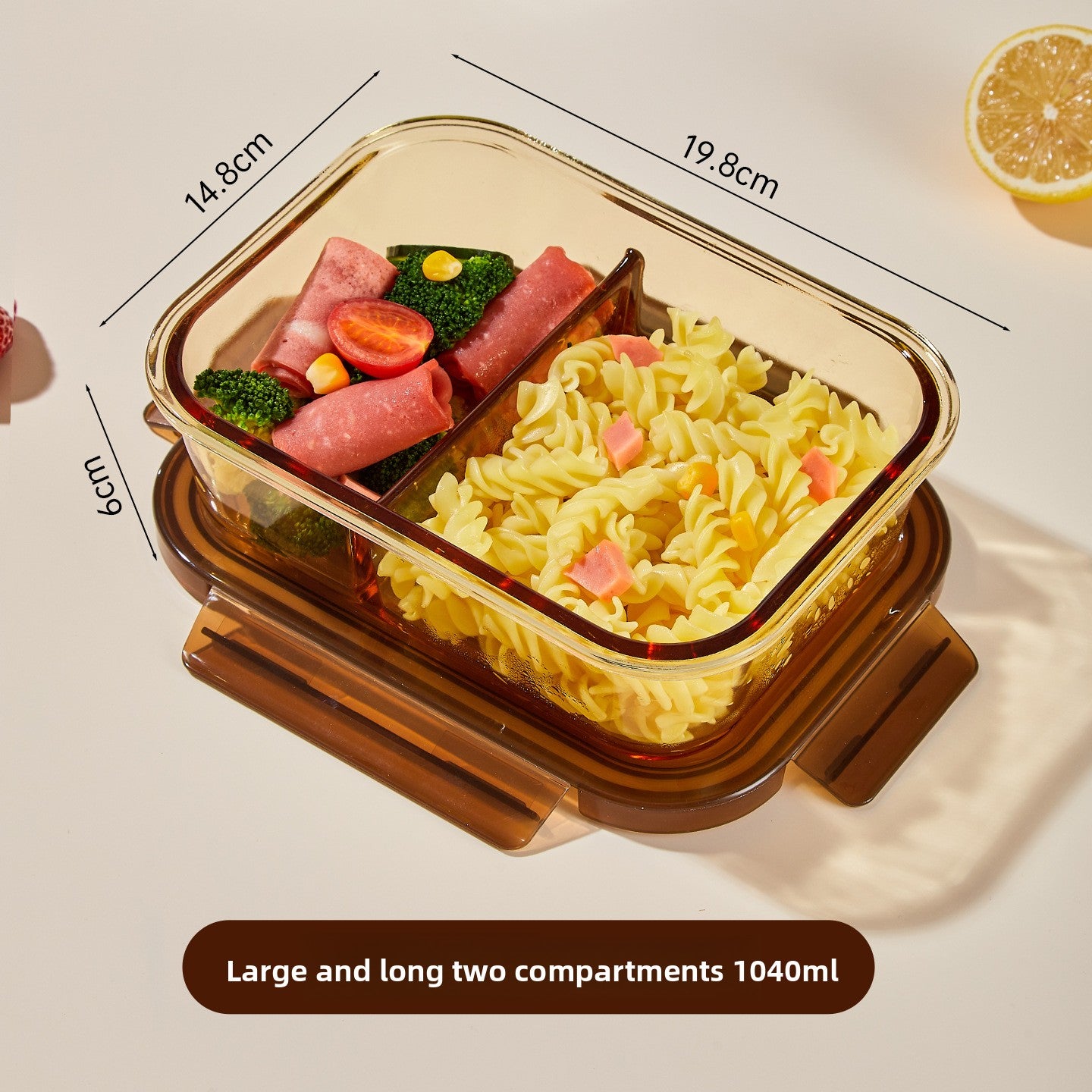 Microwaveable Glass Lunch Box with Lid