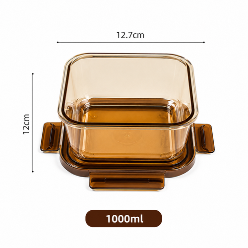Microwaveable Glass Lunch Box with Lid