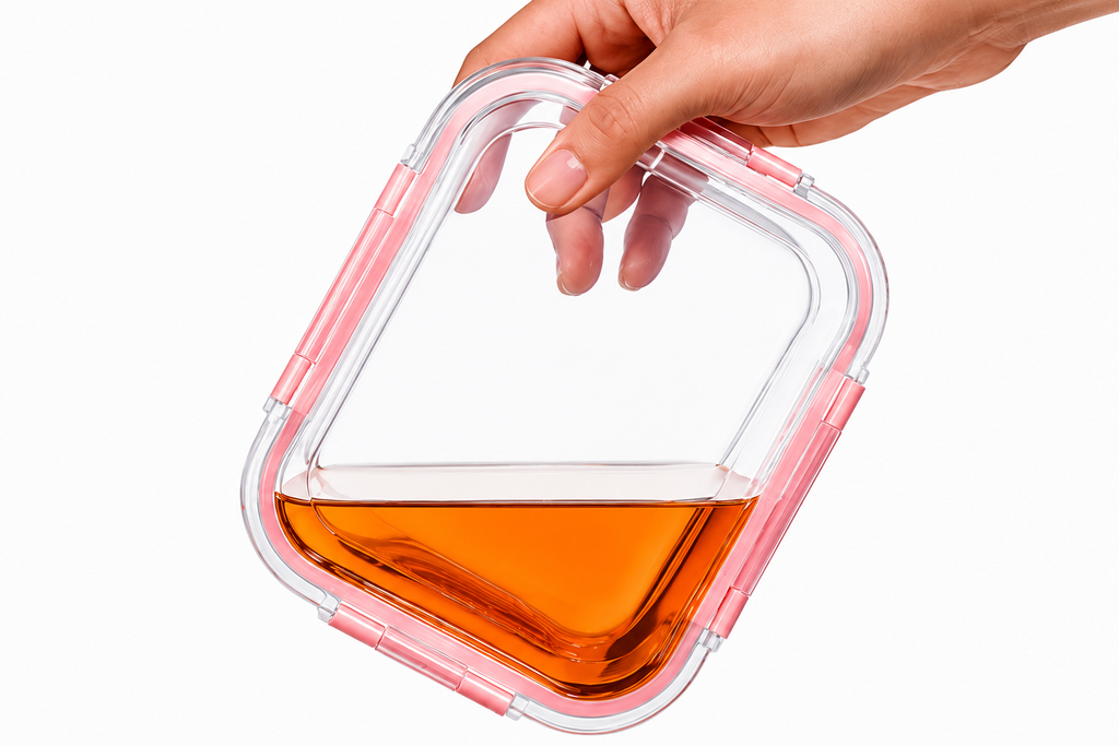 Glass meal container 10 ps